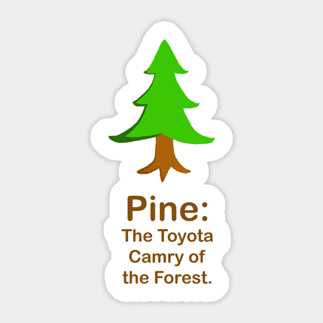 Pine Sticker by shellTs